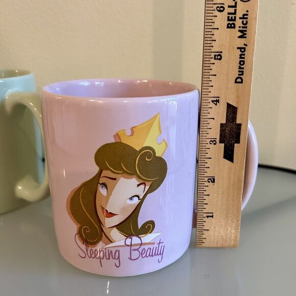 Disney Princess Coffee Mugs Set of 2 Sleeping Beauty Aurora Snow White Sassy - Picture 8 of 9